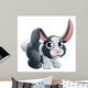 Cartoon Rabbit Animal Character Wall Mural
