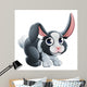 Cartoon Rabbit Animal Character Wall Mural