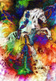 Heroic Woman Medieval Dress Wall Mural