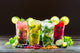 Types Mojito Cocktails Wall Mural