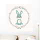 Cute Baby Bunny Rabbit Wall Decal Design 2