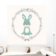 Cute Baby Bunny Rabbit Wall Decal Design 2
