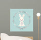 Cute Baby Bunny Rabbit Wall Decal Design 1
