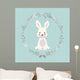 Cute Baby Bunny Rabbit Wall Decal Design 1