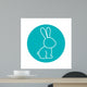 Circle Shape with Rabbit Wall Mural