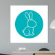 Circle Shape with Rabbit Wall Mural