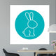 Circle Shape with Rabbit Wall Mural