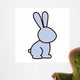 Silhouette with Rabbit Domestic Wall Decal Design 2