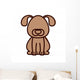 Silhouette with Dog Domestic Wall Mural