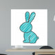 Silhouette with Rabbit Domestic Wall Decal Design 1