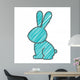 Silhouette with Rabbit Domestic Wall Decal Design 1