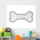 Silhouette with Pet Bone Wall Mural