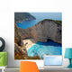 Zakynthos Shipwreck Beach Wall Mural