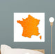 Map France Image with Wall Mural