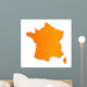 Map France Image with Wall Mural