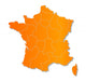 Map France Image with Wall Mural