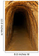 View Inside Cave Wall Mural