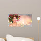 Xmas Model Woman Holiday Wall Mural