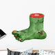 Hand Drawn Severed Foot Watercolor Cut Wall Decal