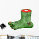 Hand Drawn Severed Foot Watercolor Cut Wall Decal