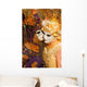 Carnival women whispering secrets Wall Mural