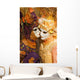 Carnival women whispering secrets Wall Mural