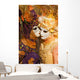Carnival women whispering secrets Wall Mural
