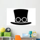 Steampunk Top Hat Silhouette Wall Mural