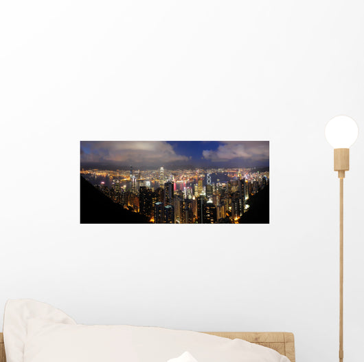 Hong Kong Night View from The Peak Wall Mural