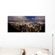 Hong Kong Night View from The Peak Wall Mural
