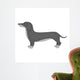 Dachshund Vector Icon Monochrome Wall Mural