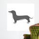 Dachshund Vector Icon Monochrome Wall Mural