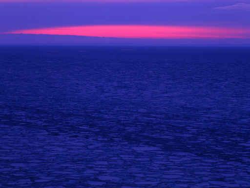 Original Drift Ice Evening Wall Mural