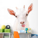 Funny Goat Showing Tongue Wall Decal