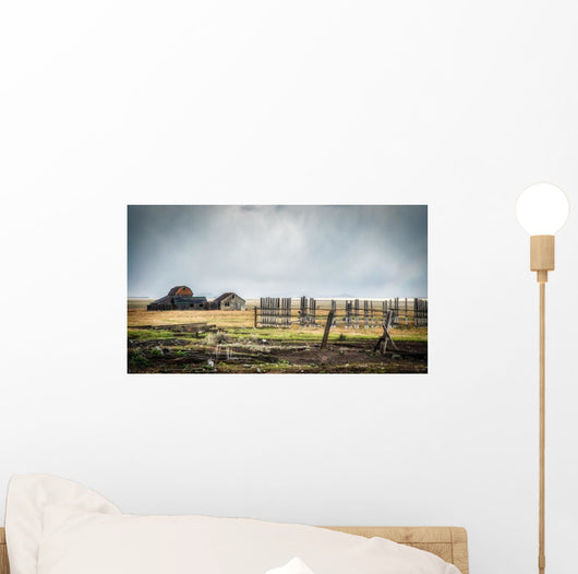 Mormon Row near Jackson Wall Decal