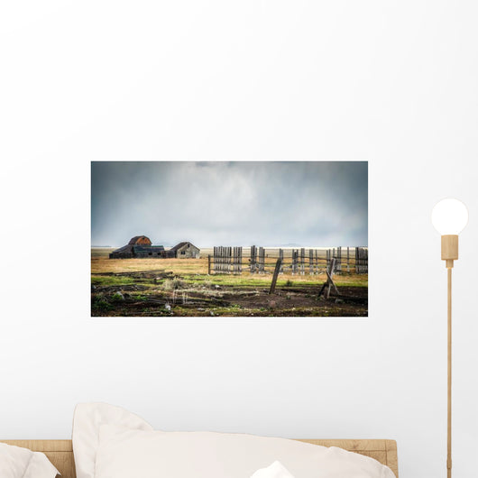 Mormon Row near Jackson Wall Decal