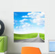 abstract scene blue sky on rural road Wall Mural
