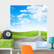 abstract scene blue sky on rural road Wall Mural