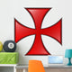 Croix Des Templiers Wall Decal