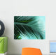 Palm on sky background leaf Wall Mural