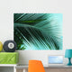 Palm on sky background leaf Wall Mural