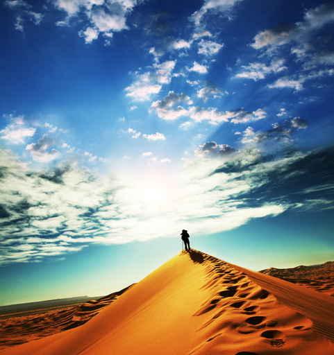 Hike Desert Wall Decal Design 1