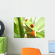 Frog in a Plant Wall Mural