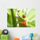 Frog in a Plant Wall Mural