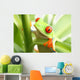 Frog in a Plant Wall Mural