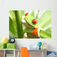 Frog in a Plant Wall Mural