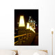 Lamps Lining Sides Bridge Wall Decal