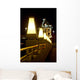 Lamps Lining Sides Bridge Wall Decal