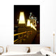 Lamps Lining Sides Bridge Wall Decal