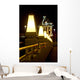 Lamps Lining Sides Bridge Wall Decal